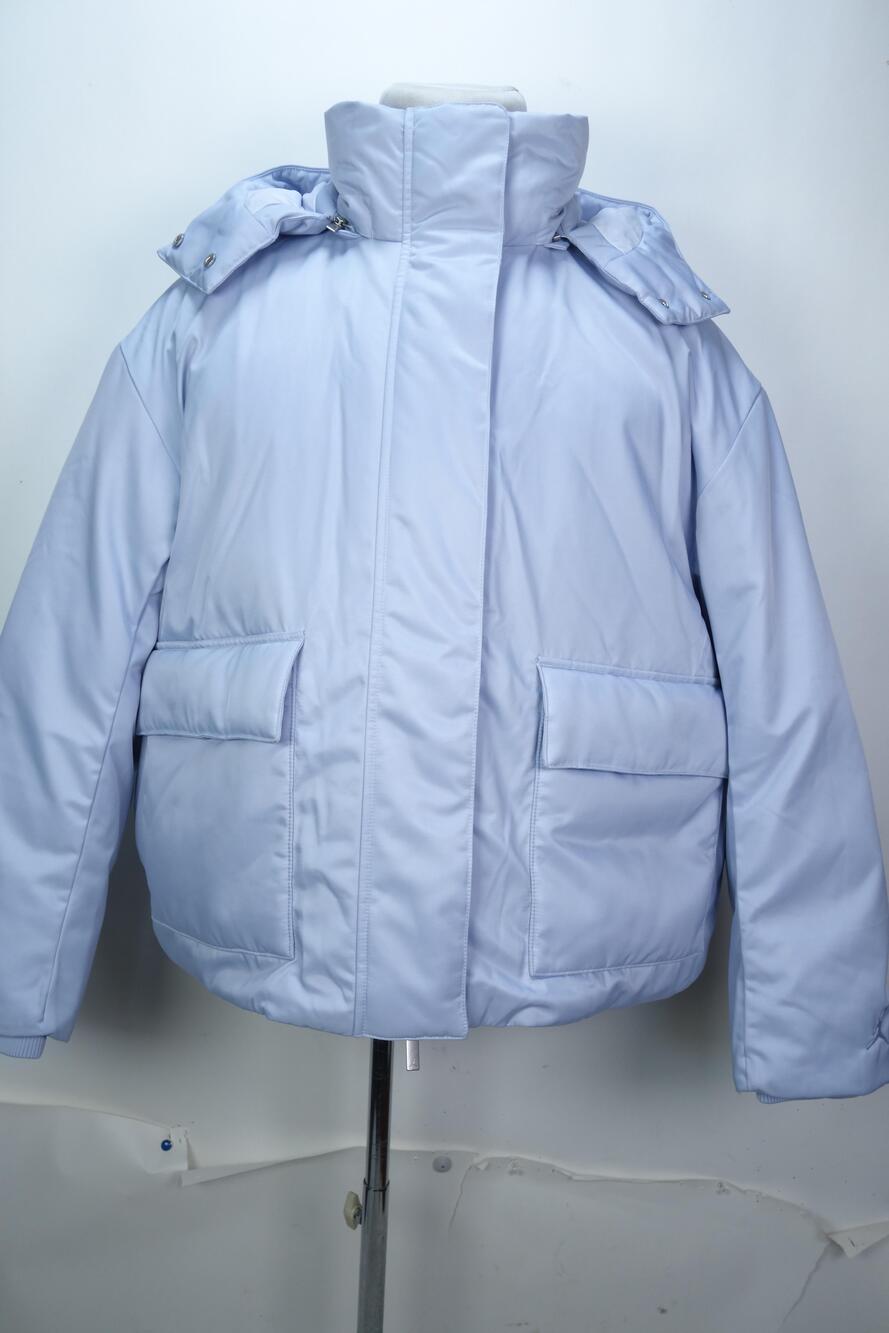 Jordan Therma-FIT Jacket Womens M Blue Hooded Down Ski Puffer HV0360-057